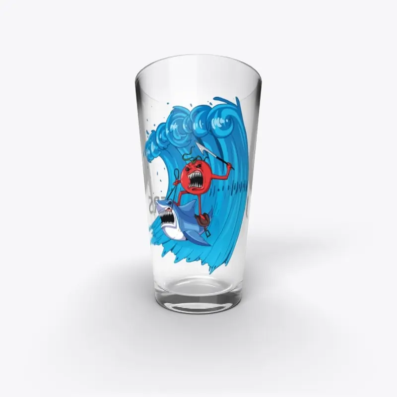 Surf's Up Pint Glass